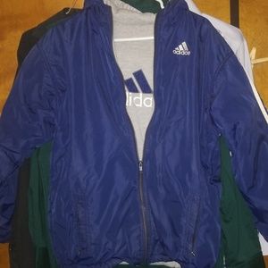 Adidas reversible hoodie jacket